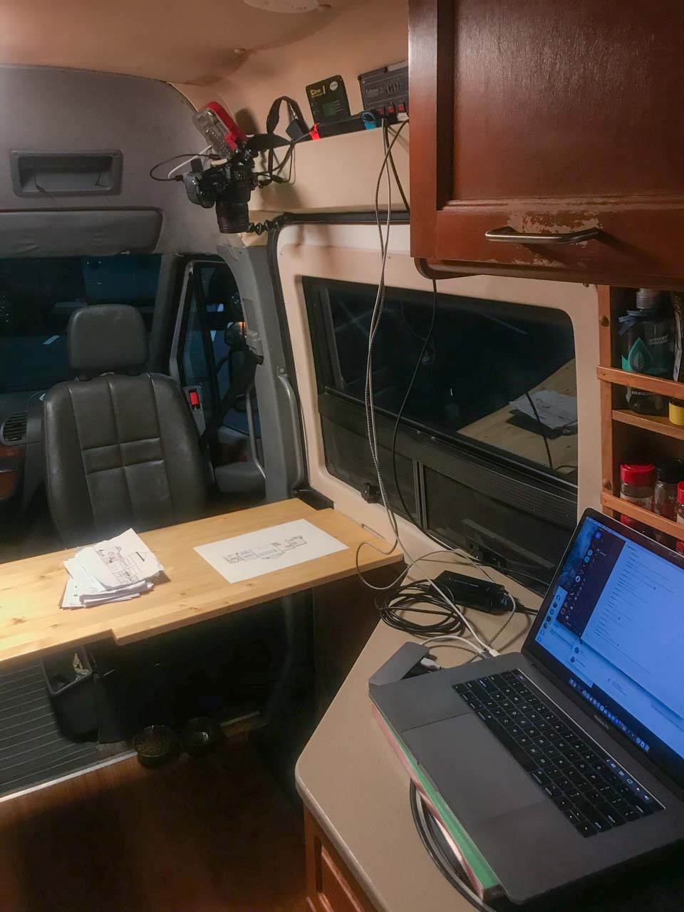 We didn't have a printer, so everything was hand-drawn!